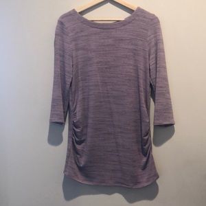 Ink, love, peace maternity top